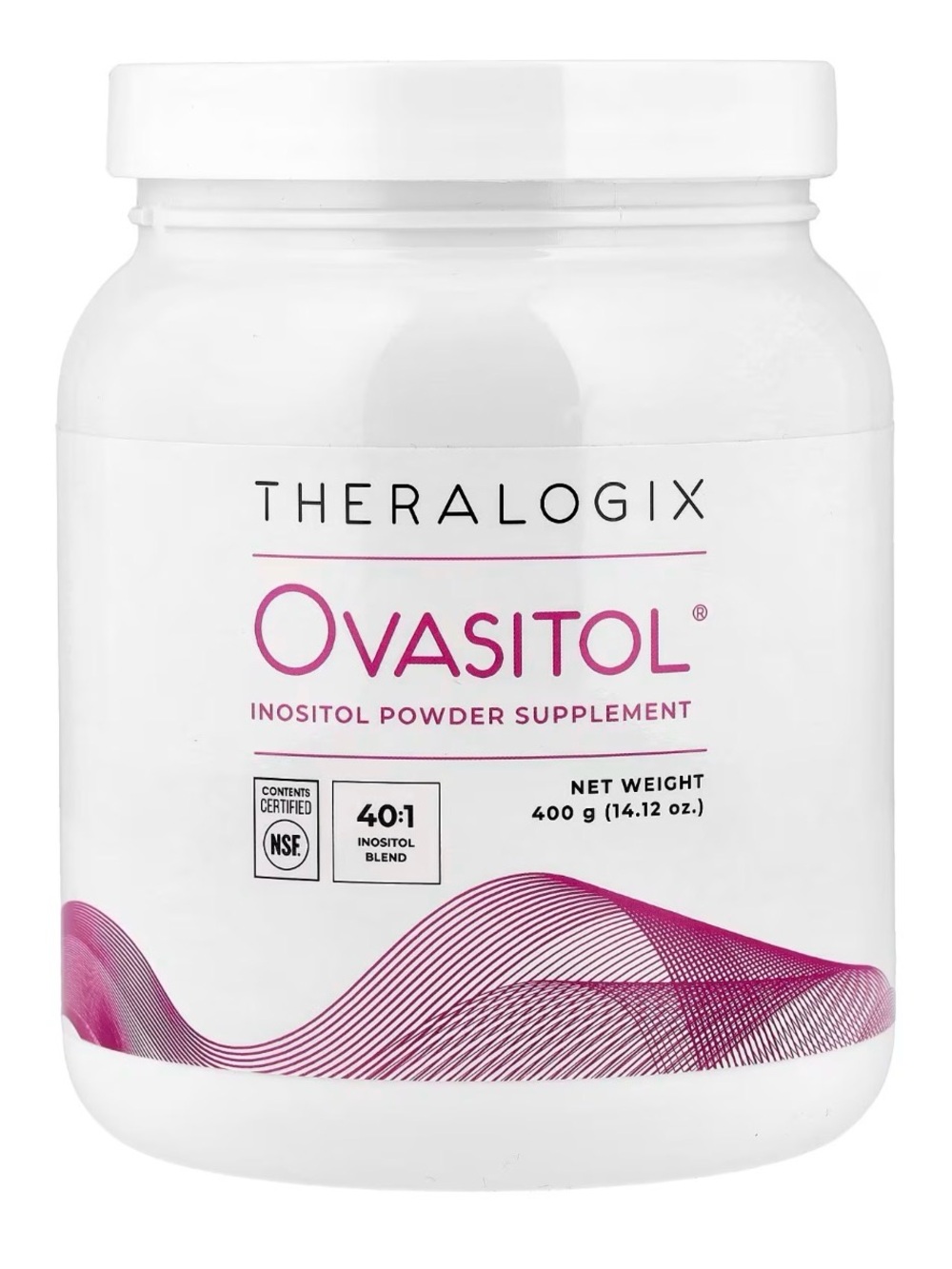 Theralogix Ovasitol - Inositol Powder Supplement for Ovarian health
